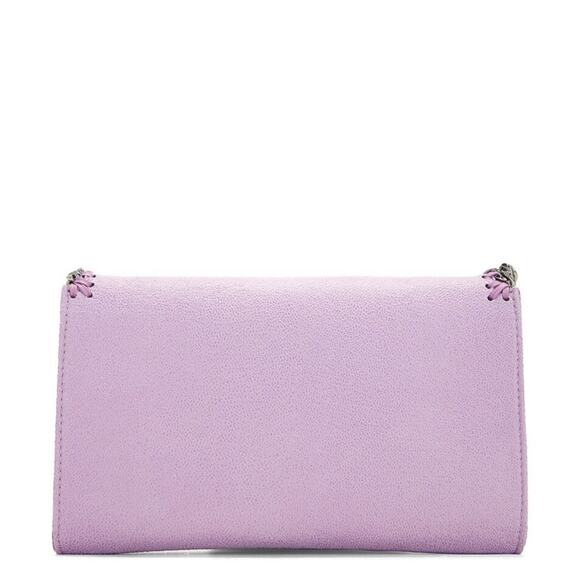 NWT MSRP$1095 STELLA MCCARTNEY Mini Xbody Eco Shaggy Deer bag Lilac - Picture 2 of 7